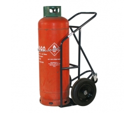Cylinder Trolleys With Solid Rubber Wheels With Cylinder
