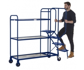 3 Tier Picking Trolley In Use