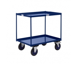 Shelf Trolleys with 2 Tier Steel Shelving
