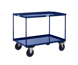 Heavy Duty Shelf Trucks with Steel Shelving In Blue