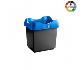 30 Litre Recycling Bins with A Blue Lid