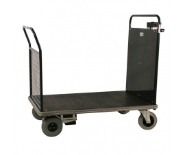Powered Platform Truck With Mesh End