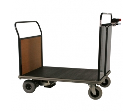 Powered Platform Truck With Timber End