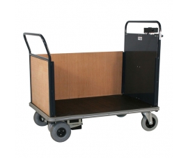 Powered Platform Truck With Timber End And Timber SIde