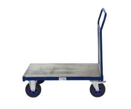 Single End Platform Truck Side View