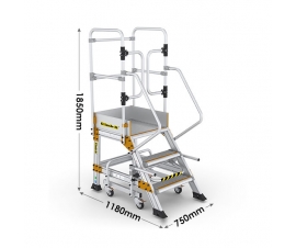 Safety Steps With Safety Lock 3 Treads