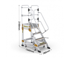 Safety Steps With Safety Lock 4 Treads