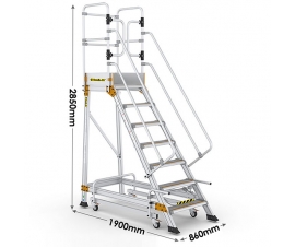Safety Steps With Safety Lock 7 Treads