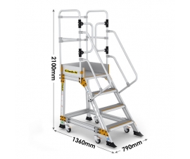 Climb-It Weight Reactive Safety Steps 4 Tread