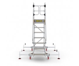 Extra Large Platform Safety Steps Front View