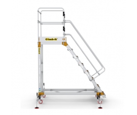 Extra Large Platform Safety Steps Side View