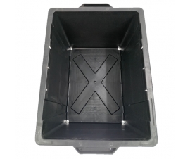 Kerbside Recycling Box Bin with 55 Litre Capacity Internal View