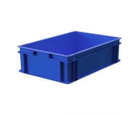 Blue Plastic Stacking Containers - M208A