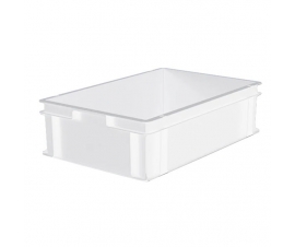 White Plastic Stacking Containers - M208A