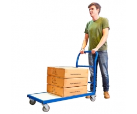 Platform Truck In Use