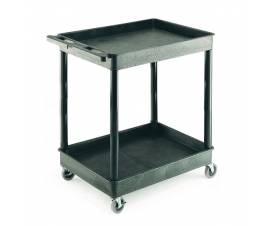2 Level Shelf Tray Trolley