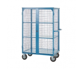 Distribution Truck With Doors And Shelving