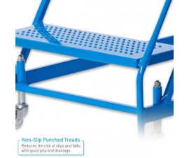 Non-Slip Punched Treads