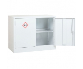 White Acid Storage Cabinet Example