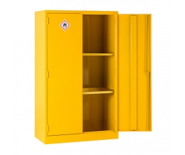 Yellow (Flammable) Cabinet Open Example