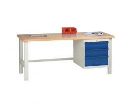 Heavy Duty Workbench With Drawers In Use