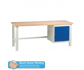 Heavy Duty Workbench With Cupboard