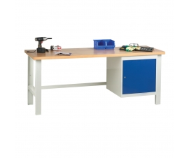 Heavy Duty Workbench With Cupboard In Use