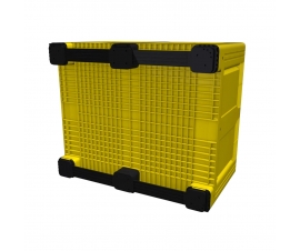 Large Plastic Pallet Box with 2 Runners Base