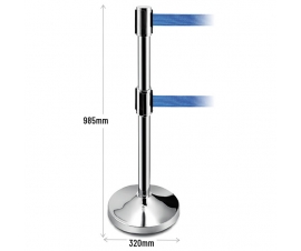 Double Belt Post Dimensions
