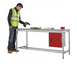 Taurus Utility Workbench with Cupboard In Use