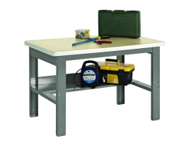 Adjustable Height Workbench with MDF Worktop