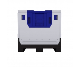 Collapsible Plastic Pallet Box Side View