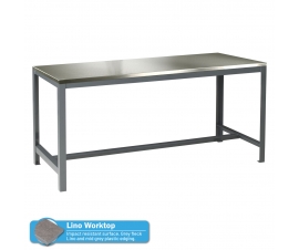 Extra Heavy Duty Engineering Workbench with Lino Worktop