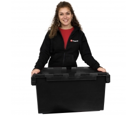 Large 80 Litre black crates