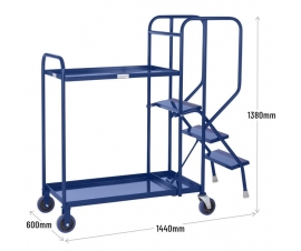 2 Tier Picking Trolley Dimensions