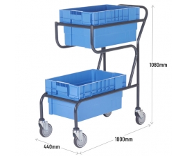 ATT808Y Container Trolley Dimensions