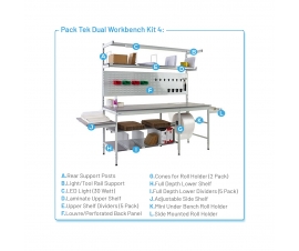 Pack Tek Dual Workbench Accessories