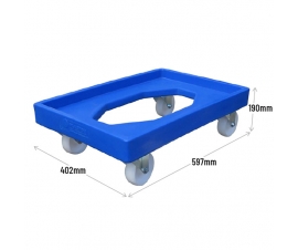Blue ROTO64D Dolly Dimensions