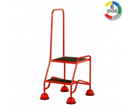 Steps with Single Handrail - 2 Treads