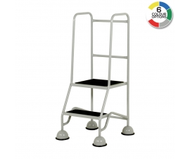 S221 2 Steps with Platform and Guard Rails