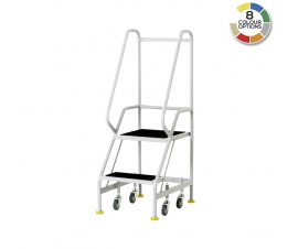 S301 2 Tread Narrow Aisle Spring Loaded Steps