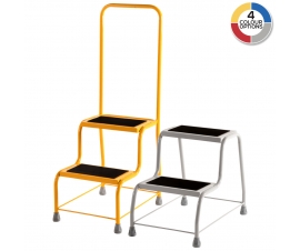 Robust Coloured Portable Steps Group