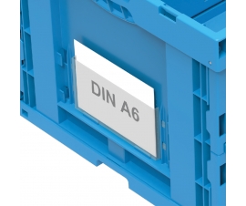 Clear Label Holder for Folding Walther Containers