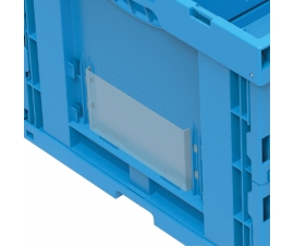 Clear Label Holder for Folding Walther Containers