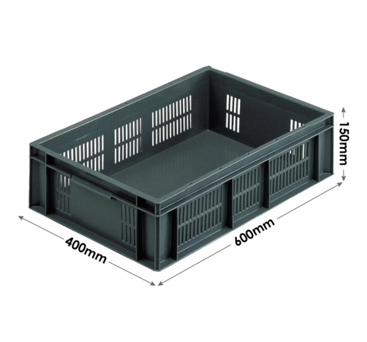 20030 Euro Stacking Ventilated Container 28 Litres