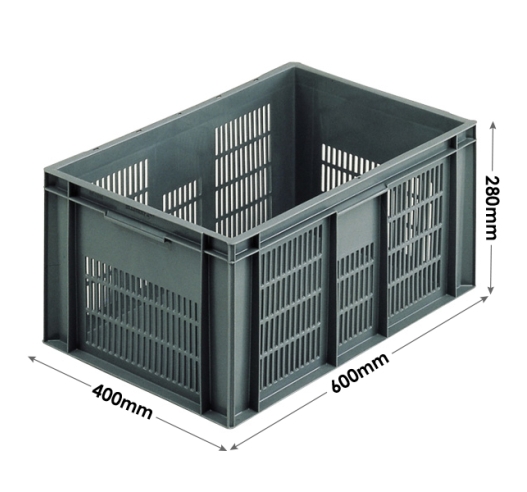 21055 Euro Stacking Ventilated Container 55 Litres