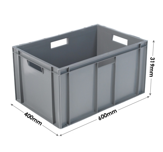 60 Litre Grey Container - Stacking