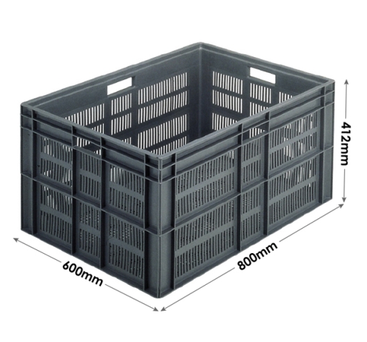 Euro Stacking Ventilated Container 162 Litres
