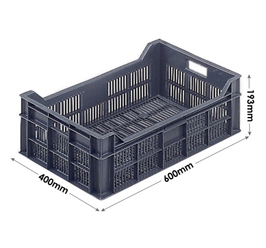 Euro Stacking Ventilated Container 35 Litre