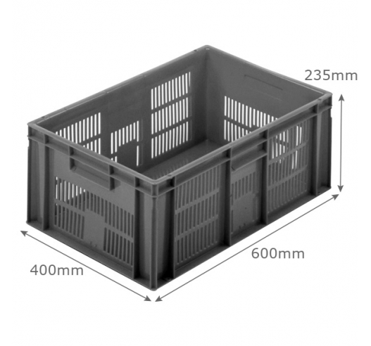 Euro Stacking Ventilated Container 45 Litre